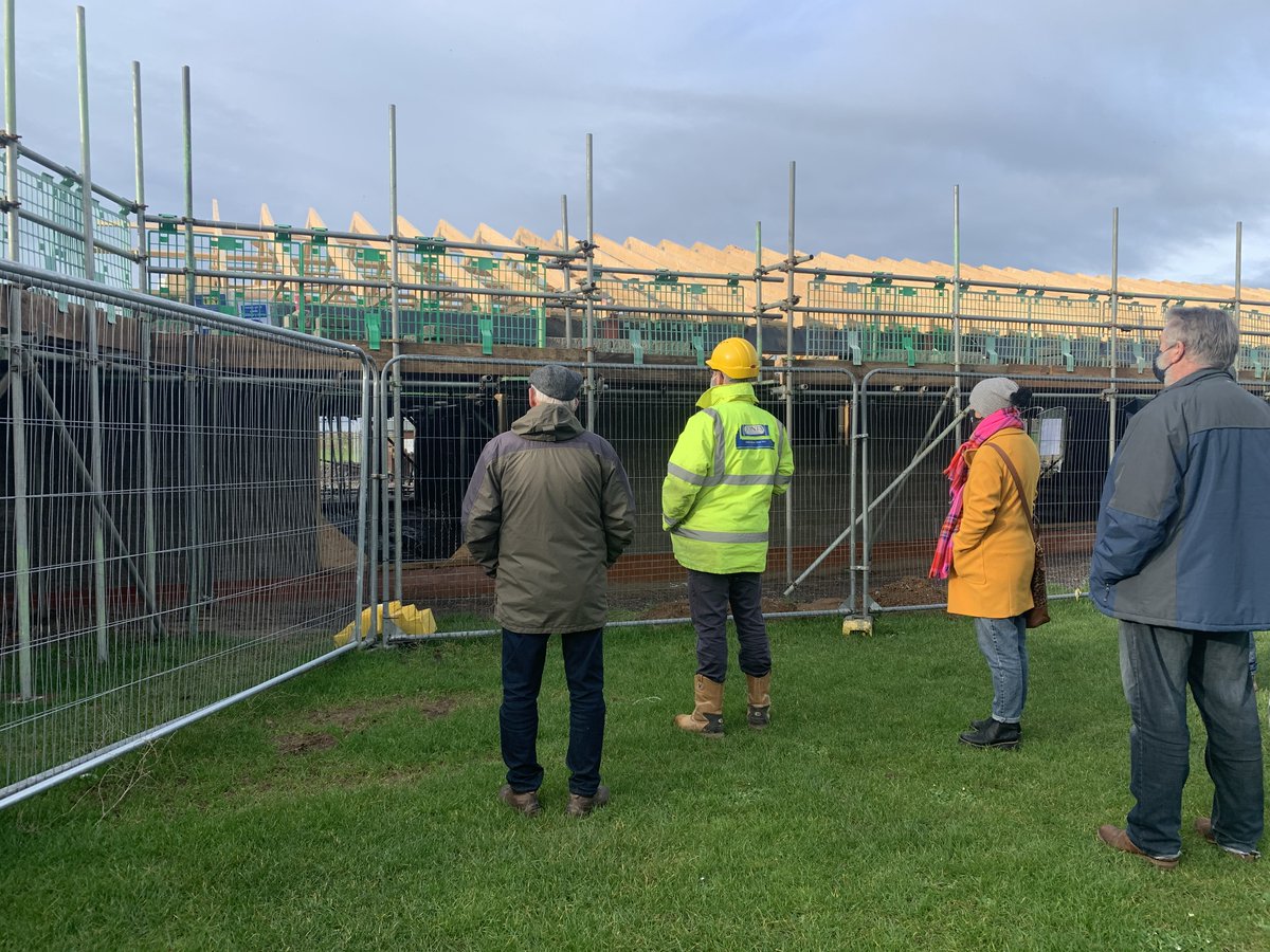 CheddarPC's tweet photo. Another good progress catch up with @JonesBuilding earlier this week over at the Community Pavilion. Weather has been challenging since the Christmas/New Year break so work has moved inside for the moment. #cheddar #communitypavilion https://t.co/F8SvnwohJ8