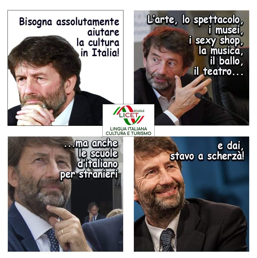 ScuoleLICET's tweet photo. L'imperativo categorico del ministro Franceschini in un momento drammatico per tutto il comparto culturale @dariofrance
@_MiBACT @lorenzabo
@gualtierieurope
#italianoL2 #itaxstra #scuoleLICET https://t.co/5v0rif1T00