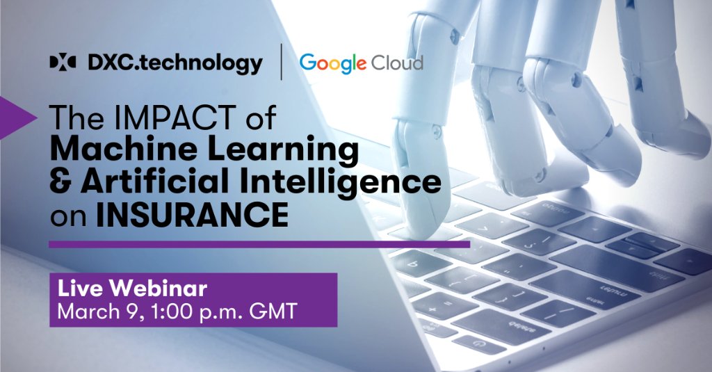 DXC_UKI's tweet image. The #Insurance industry is going through seismic shifts in the way customers expect to consume services as technology continues to evolve. What role does #AI and #ML play in this?  

Join us and @googlecloud on 9th March and find out. Register here: dxc.to/3sHJ9oe
