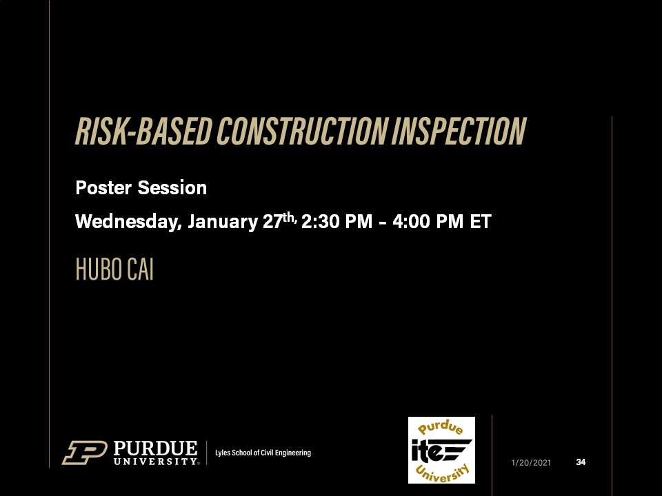 Purdue colleagues virtually presenting various Lecturn, workshops, and Poster Sessions at the 2021 TRB Annual Meeting. @NASEMTRB  @PurdueCE  @JTRP1937  @CCATPurdue  @ITEhq  @IndianaIte