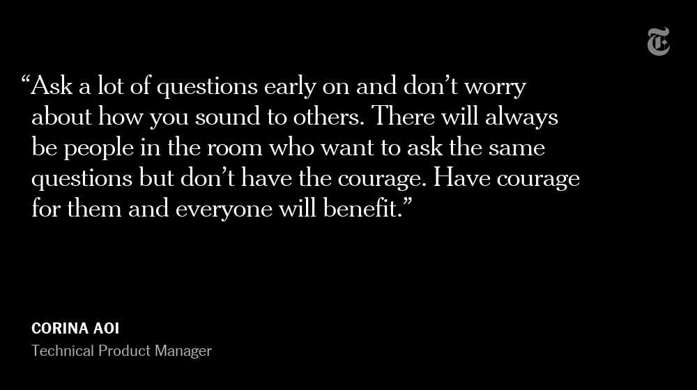 nytopen's tweet photo. Our colleague Corina Aoi began her career as a professional dancer and web developer before she became a technical product manager at the @nytimes. We talked to her about her career and what she would tell those just starting out. https://t.co/3GYZtbKiaS https://t.co/yD1wolVRAn