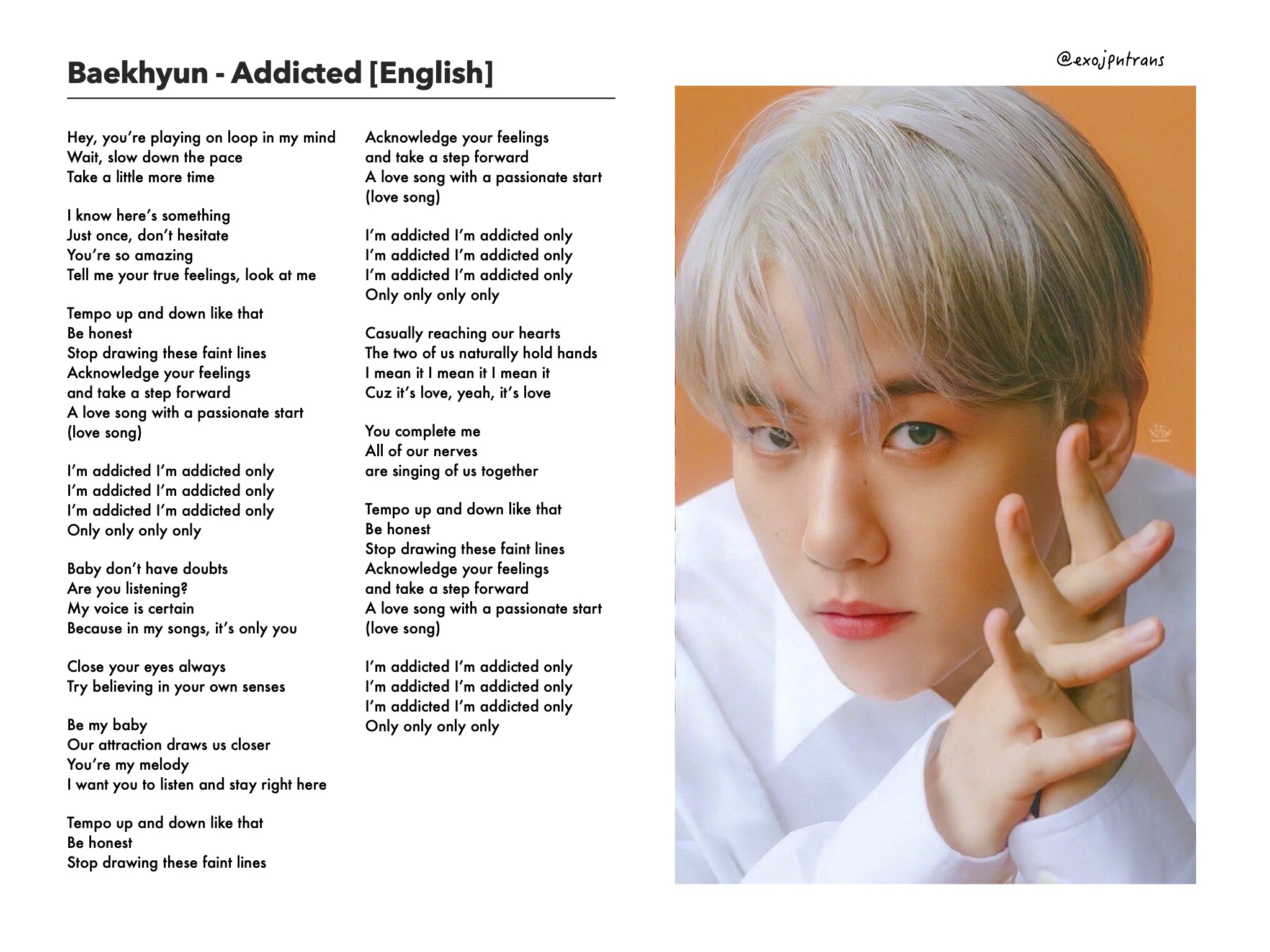 Get You Alone — BAEKHYUN