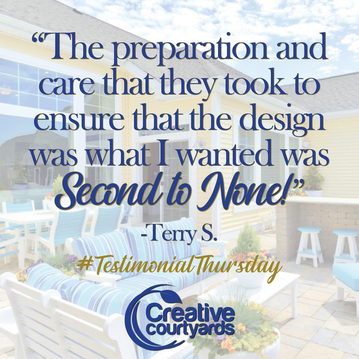 CreativeCourtyd's tweet photo. This is what motivates us! "Be so good in everything you do, that they can't ignore you!" #TestimonialThursday #thursdaymotivation #thankyou

#creativecourtyards #outdoorliving #inspiration #quoteoftheday #workhardplayhard  #qualitywork #testimonials #quotes #quote @coastalliving https://t.co/AjKPi43W5D