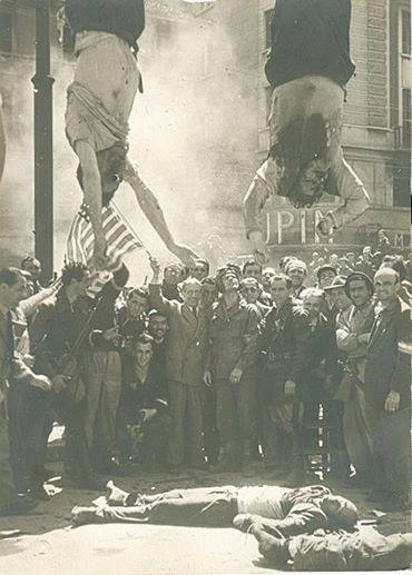 Mirkosway74's tweet photo. Foto emblematica che rappresenta la fine di un'epoca, Mussolini e #Bombacci assassinati, con dietro la bandiera americana.
Da quel momento le più ciniche plutocrazie, il capitalismo più sfrenato e la finanza più usuraia, cominciarono a governare tutto l'occidente.
#100anniPci https://t.co/TpbDmZtQEj