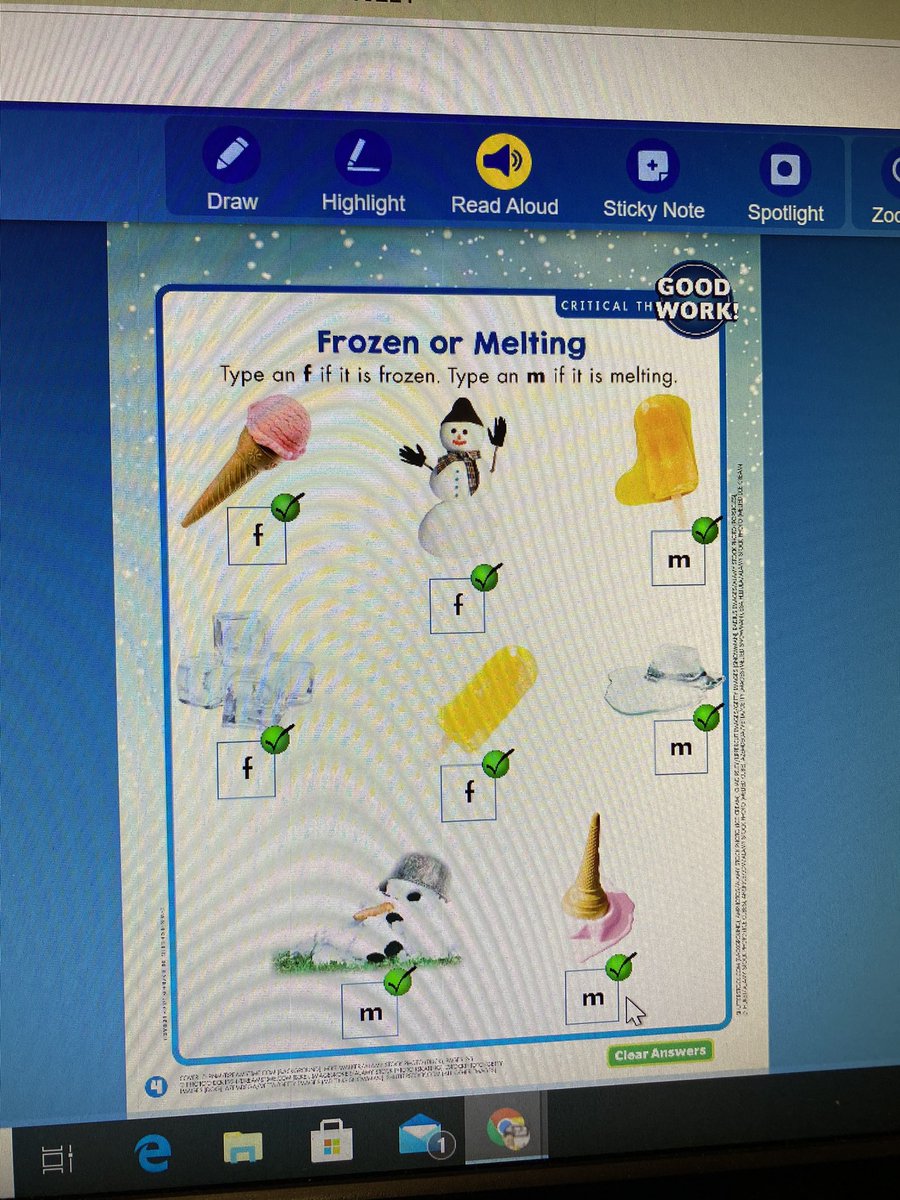 Since it’s chilly outside today, we talked about the different components of ice! Some of the questions we talked about were, “When water freezes, it’s becomes what?” and “Is snow a kind of ice?” <a href="/HamptonBaysES/">Hampton Bays ES</a> #WeAreHb #HBstrong