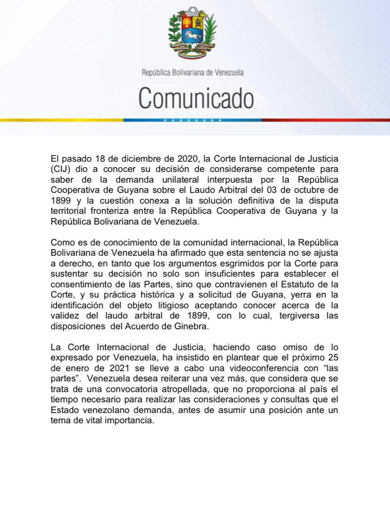 Territorio Esequibo: Zona en Reclamación. Disputa entre Venezuela y Guyana - Página 19 EsRSTOIW4AMSxiE?format=jpg&name=medium