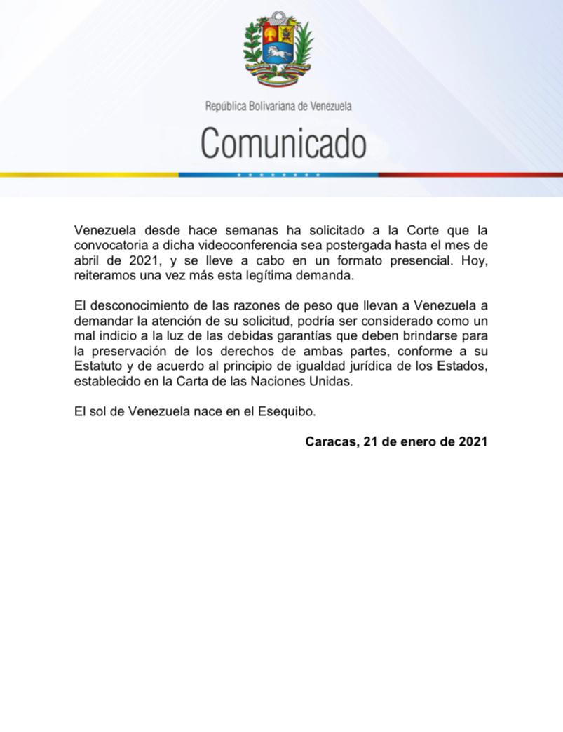 Territorio Esequibo: Zona en Reclamación. Disputa entre Venezuela y Guyana - Página 19 EsRSThtXUAAq1yl?format=jpg&name=medium