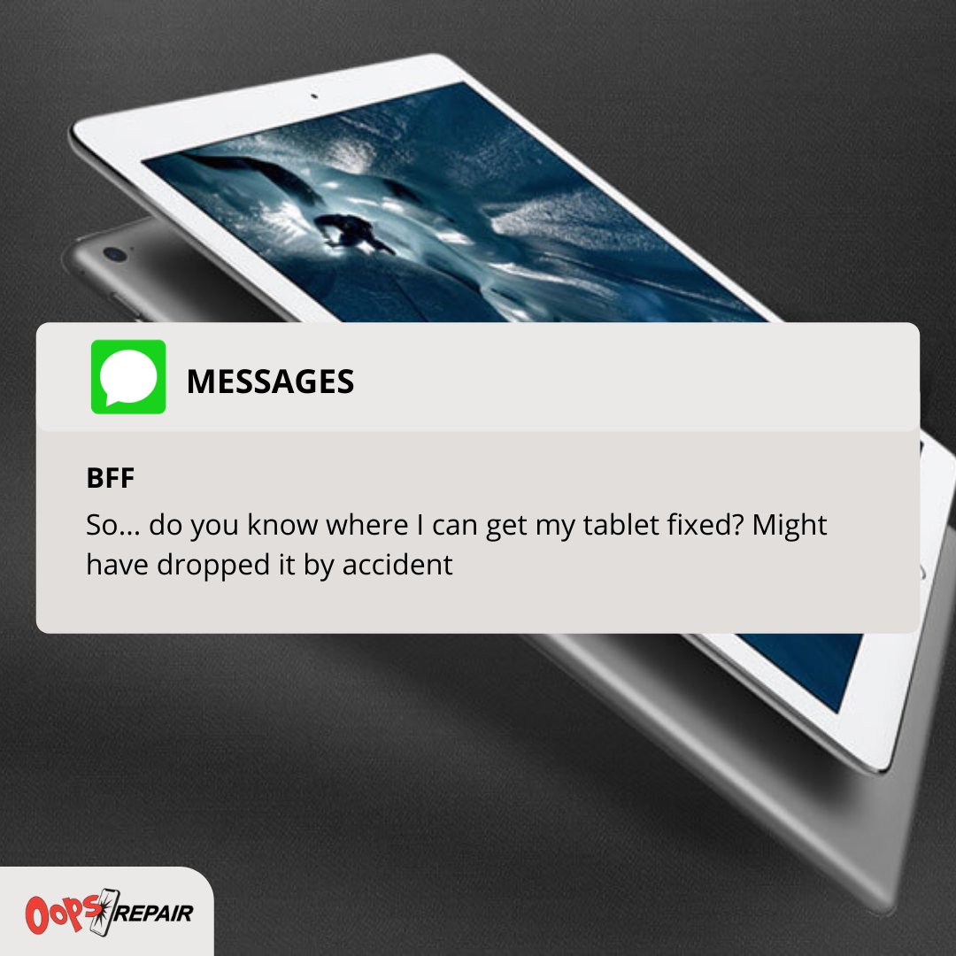 We get it, things happen. Come by and we can help 💪 #ipadpro #ipad #repairshop