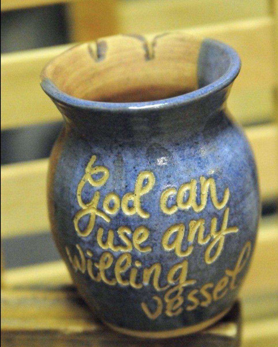 GodDailyImpact's tweet photo. #WhatTypeVessel  are you?  #AWillingVessel #APertfectVessel
So many people want to wait until they think they are perfect before they serve God. However, God is looking for a WILLING Vessels not ones who think they are perfect or clean enough to serve God. #BeWilling #BeFruitful https://t.co/mr9KrNsovI