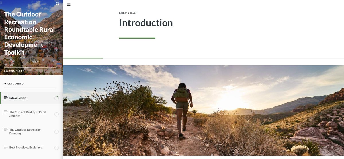 ORRoundtable's tweet image. “We're excited to get the Rural Economic Development Toolkit up, running &amp;amp; out to the states/rural communities as the go-to resource to expand local outdoor rec economies.” 

ORR Builds New Tool for Rural Communities to Build Outdoor Rec Economies: bit.ly/3iwBVPn
