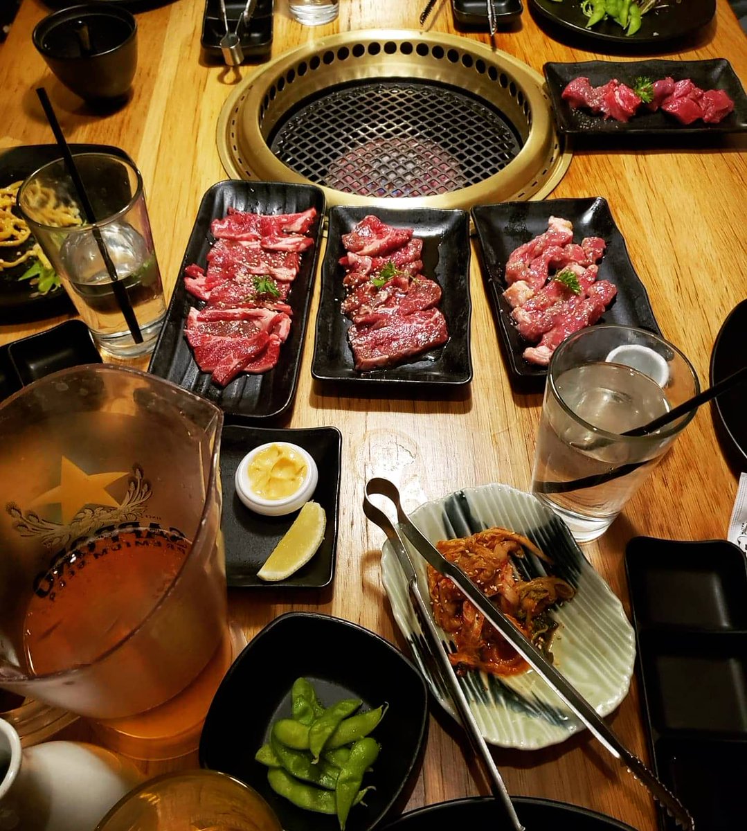 RavesonFaves's tweet photo. Our fave Japanese BBQ place in #Orlando is hands-down at @GyuKakuJBBQ 👍. Their meats are the best quality and the grills on the table cook your meats pretty fast so you can spend less time grilling, and more time enjoying eating 😉😀! #japanesefood #japanesebbq https://t.co/D4uv7yWwoj