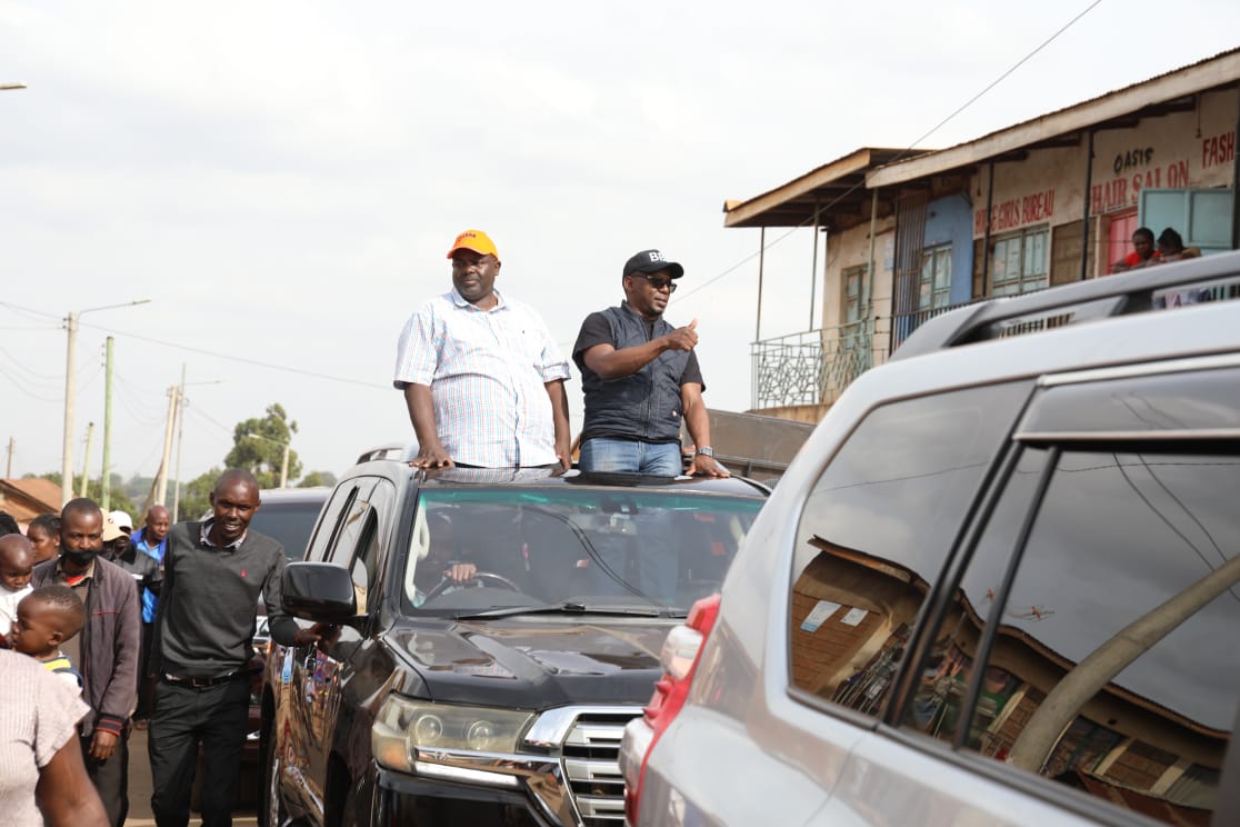 Earlier today I accompanied my party leader the Right Honourable Raila Amolo Odinga at a Meet-the-People tour in Westlands Constituency to popularise the BBI AGENDA 

MY GOD IS ABLE 
AMEN