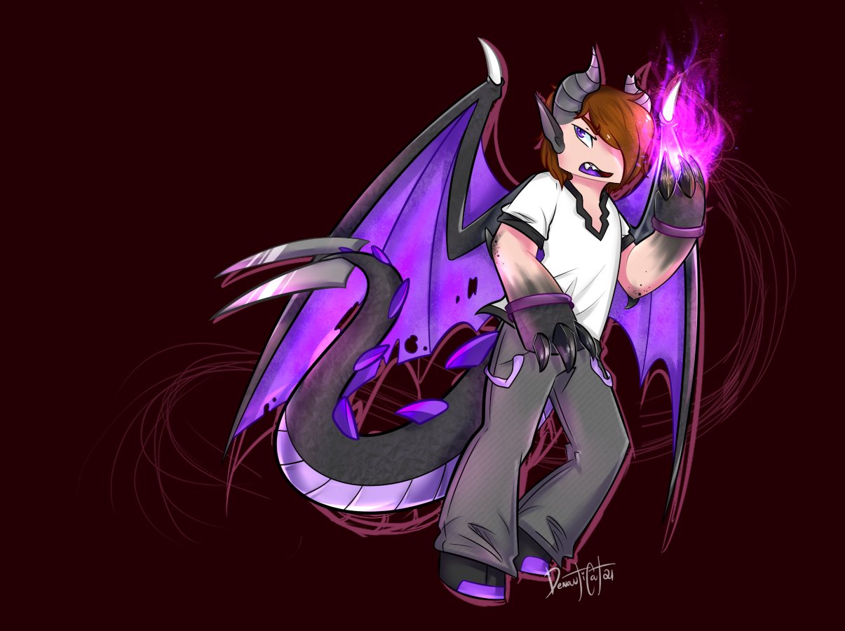 Denauticat 🔜 Next Con: ??? ࿐ ˚ . ✦ on X: "Redrew an Enderlox piece from  2016 on last night's 10hr stream! Experimented lots!! - SPECIAL THANKS TO  @BonkiHart FOR THE