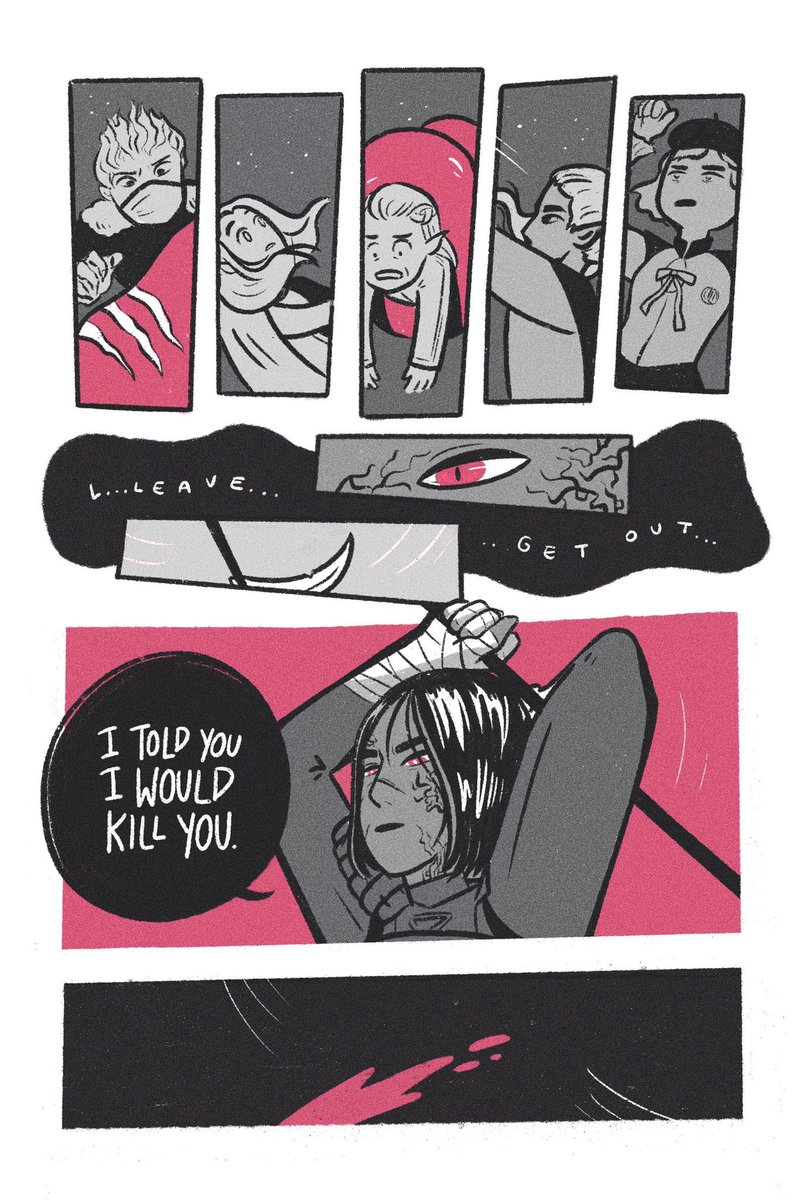 i have so much dnd art and most of it unposted but here's snippets from our faraway summit campaign 