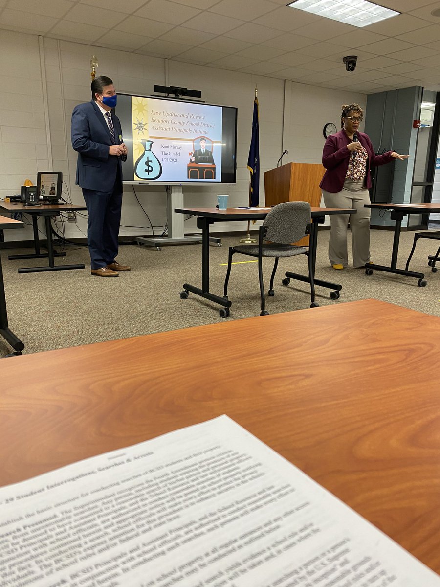DrKyctrell08's tweet image. Thoroughly enjoyed attending this month’s AP Institute and learning amazing information on school law from Dr. Murray!! Thank you @BeaufortSchools @NkiaCampbell @DrFRod1 @dukebradley_III for recognizing that growing leaders starts at home. #PDGeek