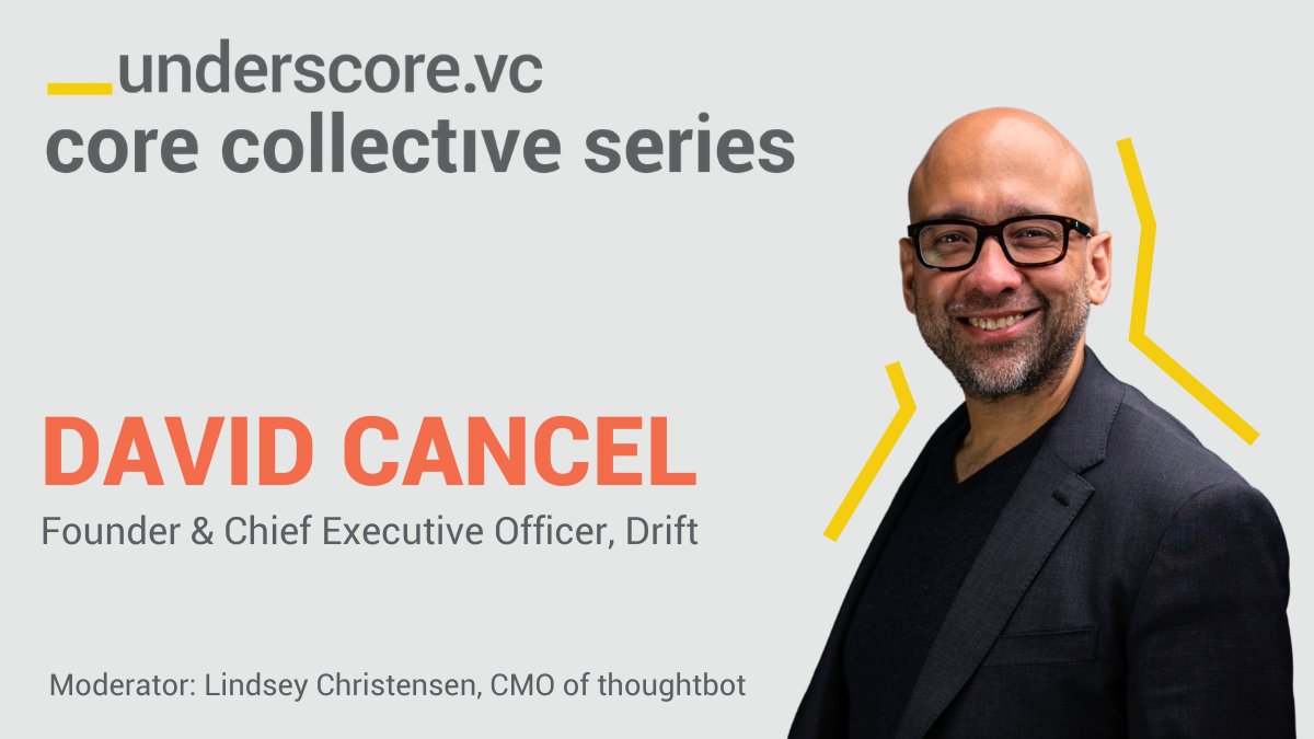  See you in 5 minutes when we go live with  @dcancel, Founder & CEO of  @Drift, and  @Lindsey3D, CMO of  @thoughtbot! We'll be live-tweeting insightful snippets of the conversation here. We welcome you to follow along and share some of your own learnings too!
