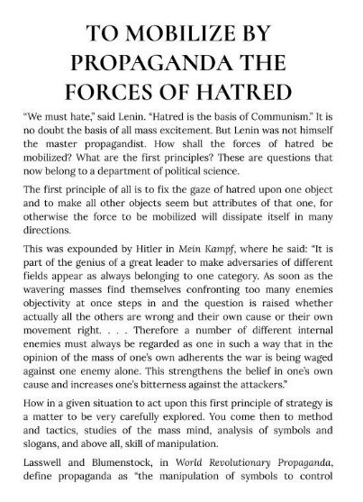 once again, a passage that seems appropriate for our own times