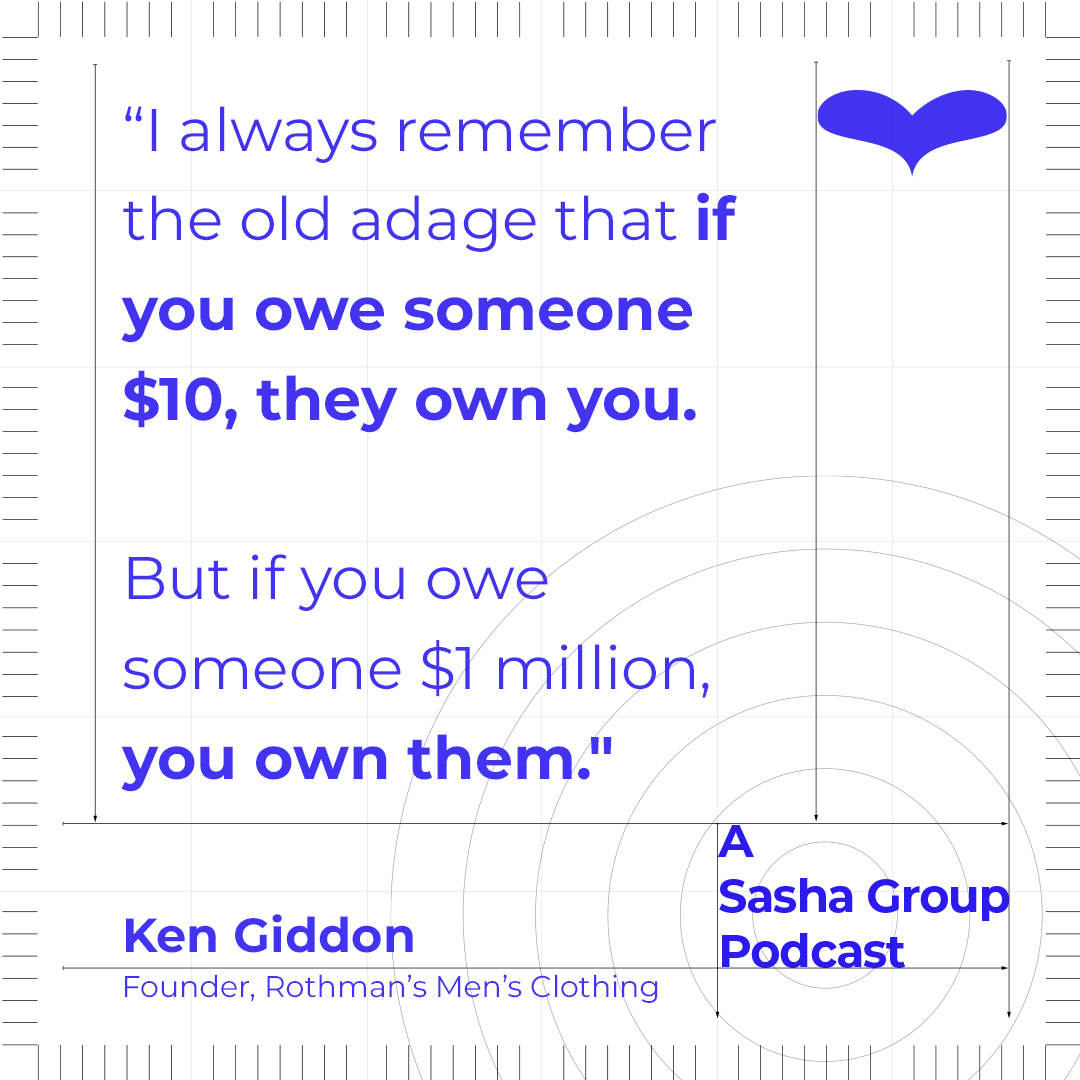 This is one of many gems shared by Ken Giddon of <a href="/RothmansNYC/">Rothmans</a>  on our latest Building While Flying episode. 

This week, he shares his thoughts on resilience in the midst of a retail apocalypse. 

Check it out here! open.spotify.com/episode/5ODRBV…