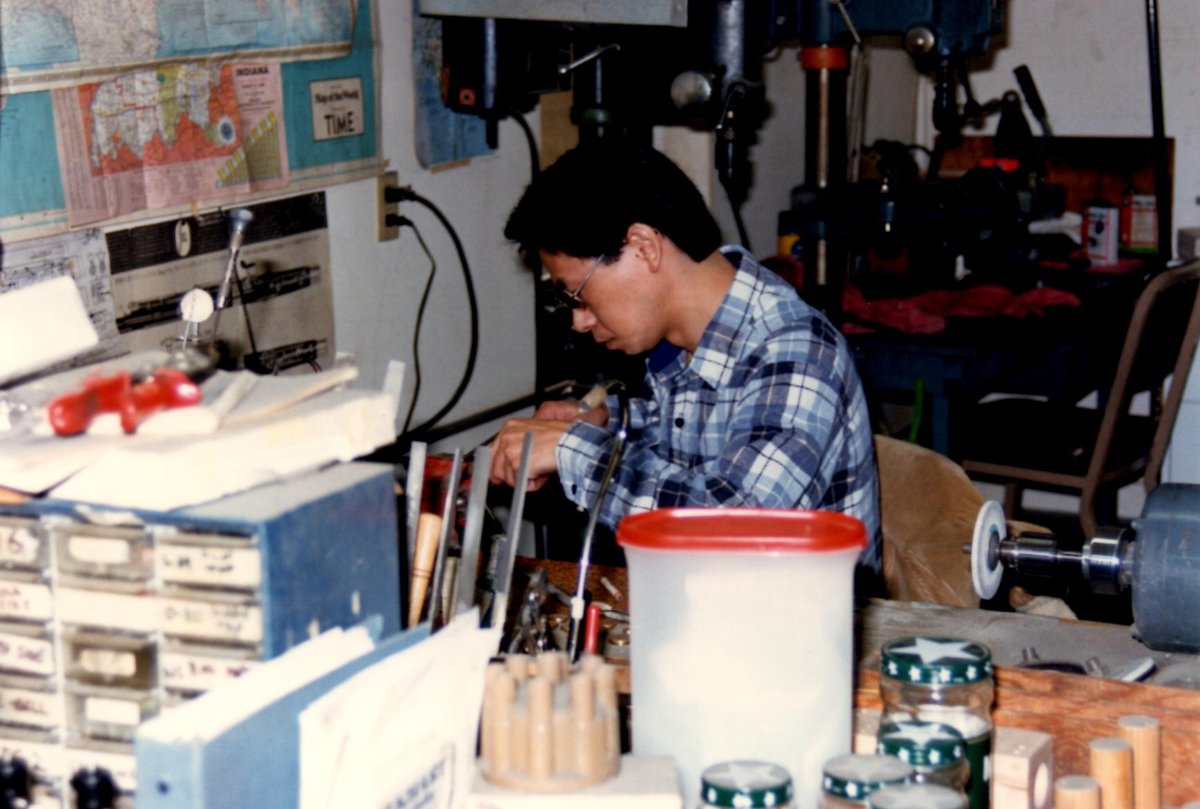 For this week's throwback, this photo from our archives was taken by a customer touring the factory in 1987!