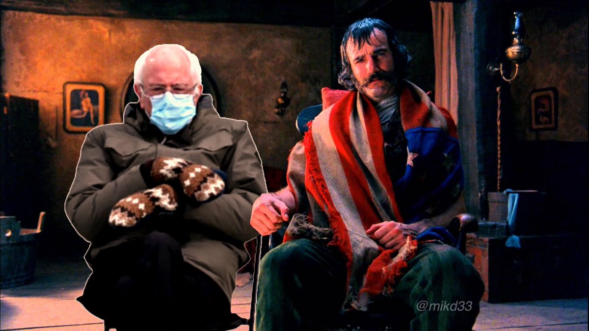 Woke up to this scene this morning  #berniesmittens