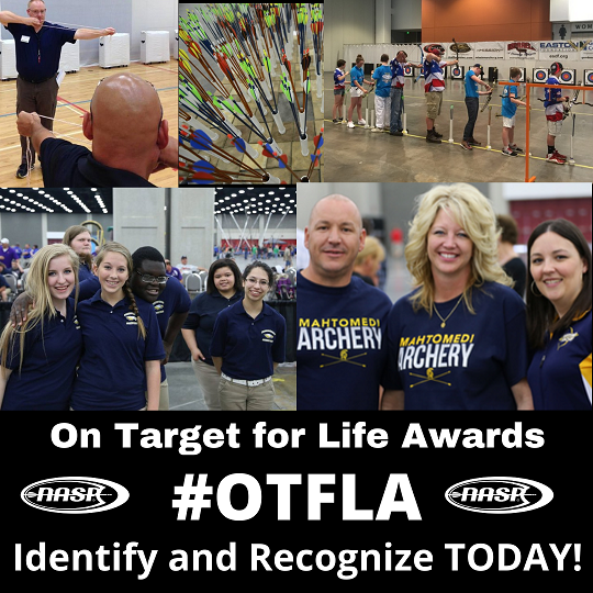 naspschools's tweet image. Six On Target for Life Awards have been created to be an opportunity to identify, recognize and celebrate special people that are a part of NASP®. Through their stories, NASP® continues to make a difference - One Arrow at a Time! #OTFLA

app.naspschools.org/ontarget/defau…