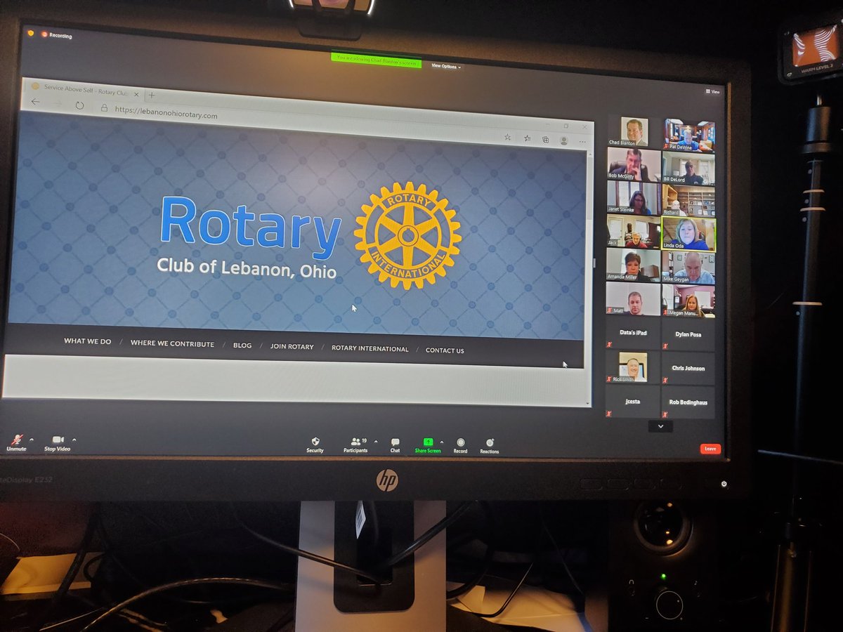 Looking forward to speaking to the Lebanon Rotary Club this afternoon!