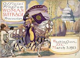 The 1913 Women’s Suffrage Parade was the very first large organized political march in Washington. It was organized by women to bring attention to the suffrage movement and bring urgency to the cause of giving women the vote  @atourofherown  #womenshistory