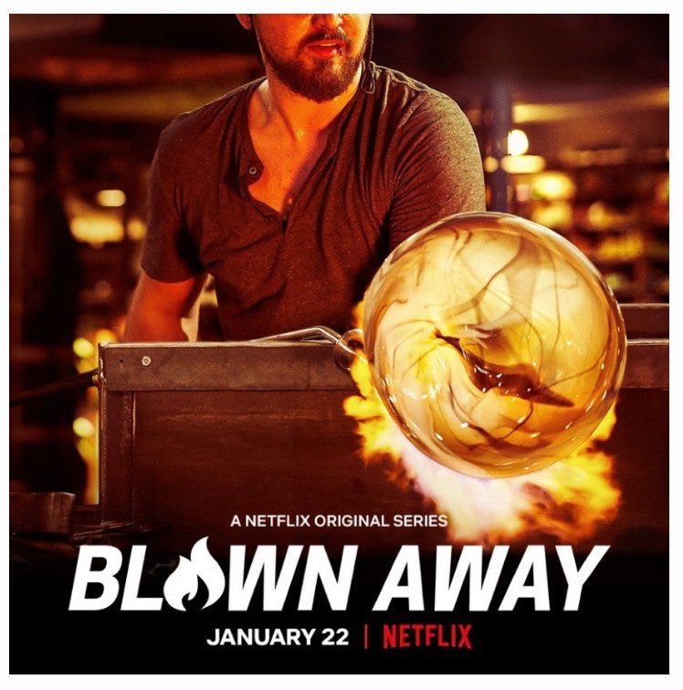 The 2nd Season of “Blown Away” premieres Friday – Jan 22nd!  The Toronto hot shop welcomes 10 glass blowers from around the globe for 10 30-min episodes. Returning hosts are Nick Uhas &amp; Katherine Gray.  The Corning Museum of Glass has partnered w/ series.
buff.ly/3iAPehO