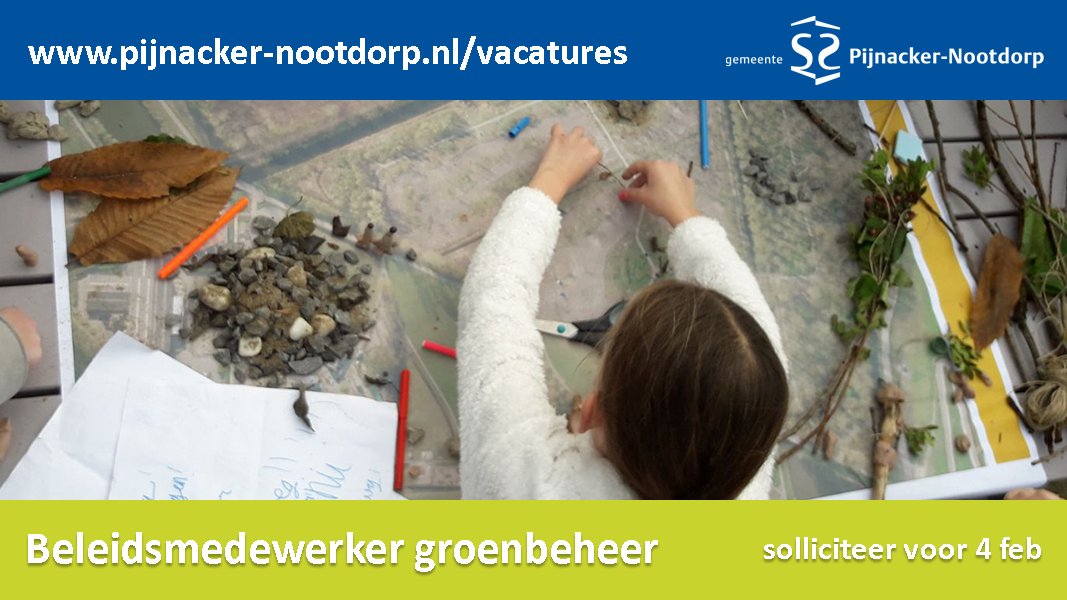 #VACATURE #BELEIDSMEDEWERKER #GROENBEHEER
Groenbeheer in de openbare ruimte: kun jij je enthousiasme overbrengen op anderen en ze creatief betrekken bij plannen? Leg je van nature makkelijk contacten en weet je van aanpakken?
Solliciteer voor 4 februari ⤵️
bit.ly/3sMOx9N