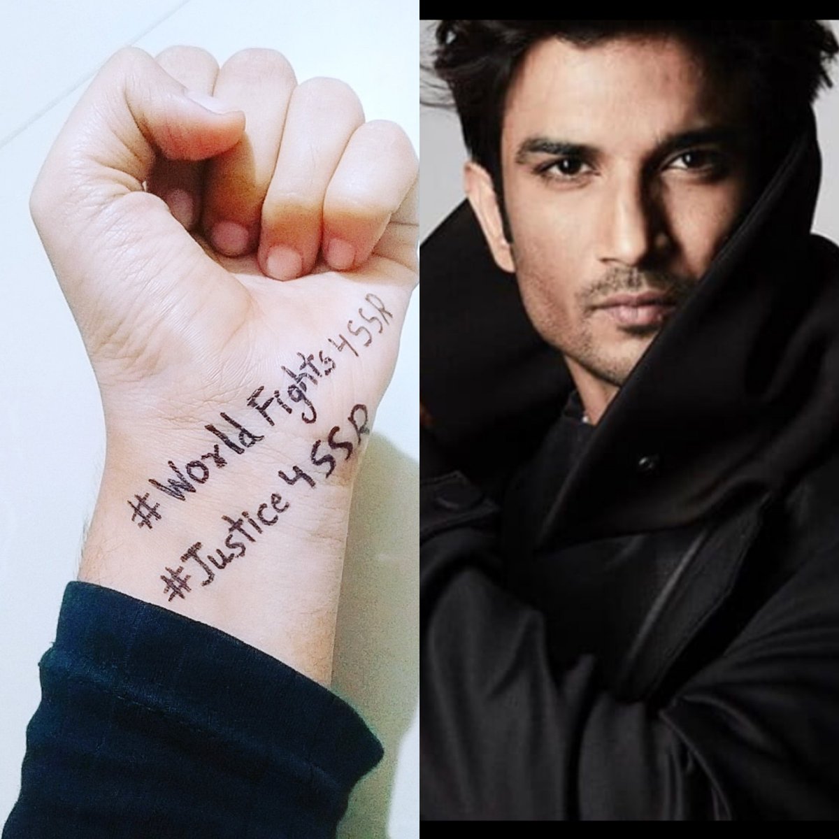 Justice17826805's tweet photo. World fight for SSR ❤️✨
Justice for SSR ❤️
#SushantDay https://t.co/YhWRLLwHgC