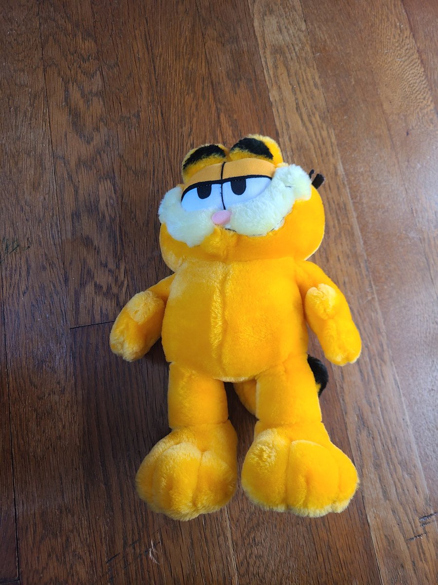GarfieldsLips's tweet image. got another garf plush!!!! hes so cool