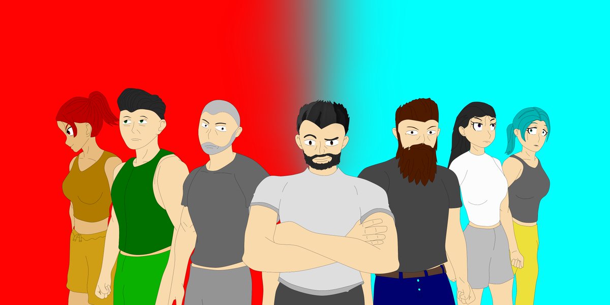 Salrac_tops's tweet photo. @the_codee  Aun no esta acabado, faltan las sombras y algún detalle más, pero ya están todos coloreados. #the_code #ArkOrigen https://t.co/4OirSmr8MY