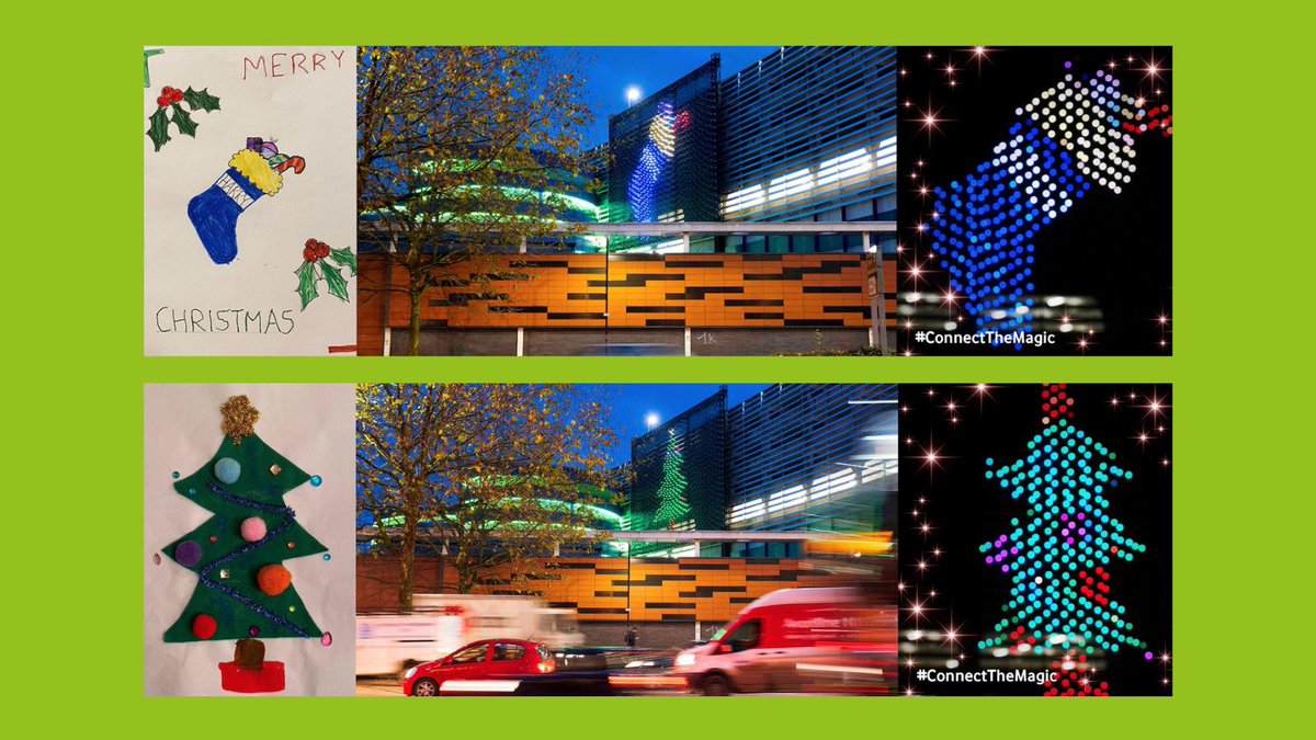 barnardos's tweet photo. Thank you to everyone who shared their amazing Christmas card designs. Because of you, @VodafoneUK are donating £25,000 towards our work! 💚
We loved seeing your pictures up in lights, we hope you did too. 🎨 #ConnectTheMagic https://t.co/ZS3K3wI4Lh
