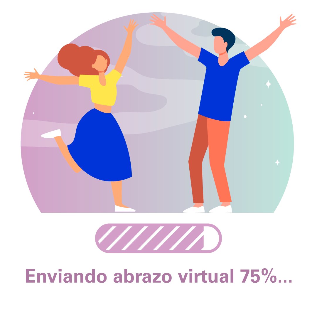 linkaua's tweet photo. Hoy es el #DíaDelAbrazo y como debido a las medidas sanitarias no podemos dárnoslo físicamente, queríamos celebrarlo con vosotros enviándoos un súper abrazo virtual 💜 

Estamos seguros de que...¡Volveremos a abrazarnos! 🥰🙌

https://t.co/B4pI7Bzpz4 https://t.co/xR0bfftCou
