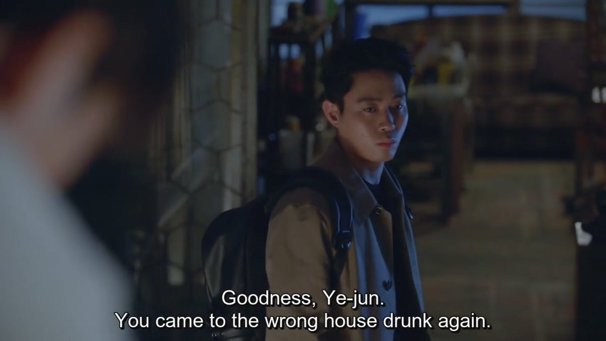 when he comes home drunk to sleep over at yeonghwa’s house but leaves after he sees seongyeom sleeping on the bed...