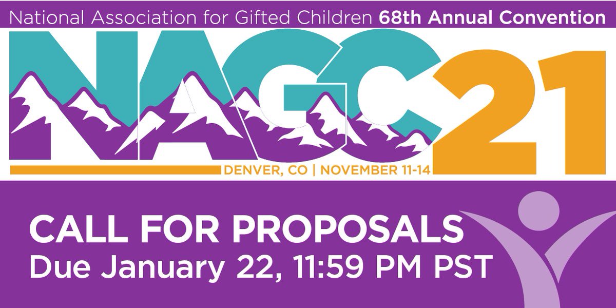 NAGC (@nagcgifted) on Twitter photo Last chance to submit proposals for #NAGC21 to be held Nov 11-14 <a href="/gaylordrockies/">Gaylord Rockies</a>! All abstracts due Fri 1/22/21 at 11:59 PM PST. #giftedminds #gifteded #gifted #gtchat bit.ly/NAGC21Proposals Last chance to submit proposals for #NAGC21 to be held Nov 11-14 <a href="/gaylordrockies/">Gaylord Rockies</a>! All abstracts due Fri 1/22/21 at 11:59 PM PST. #giftedminds #gifteded #gifted #gtchat bit.ly/NAGC21Proposals
