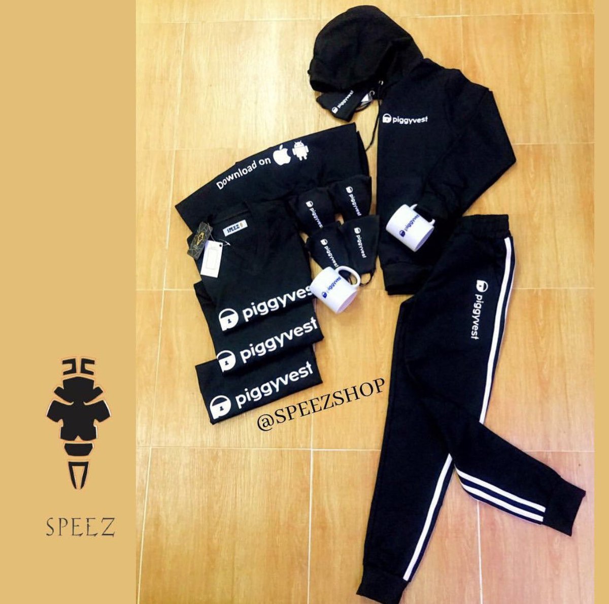 SPEEZshop's tweet photo. S P E E Z X PIGGYVEST @piggybankng
.
#brandmerchandising #speez #speezapparel #nigeria https://t.co/aVwdfyqqRv