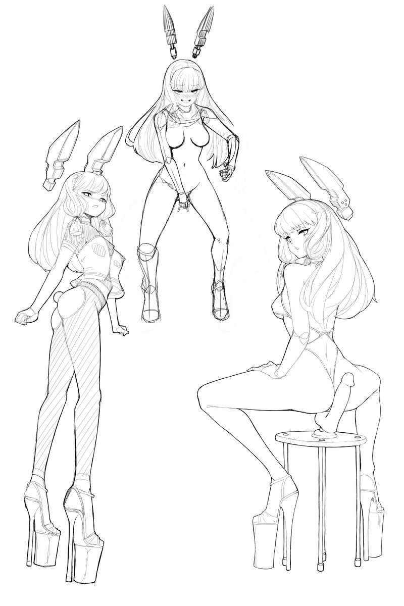 描きたいものはいっぱいあるけど時間と気力が足りない
無限にラフばっかりが生成されてる