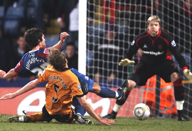 Palace 3 - 1 Wolves FA Cup - 2010A right back, playing up front? A mad decision turning out to be a great one. Danny Butterfield with his perfect hat trick firing us into the next round of the cup. Palace had also just been plunged into administrationWho was in goal you say?