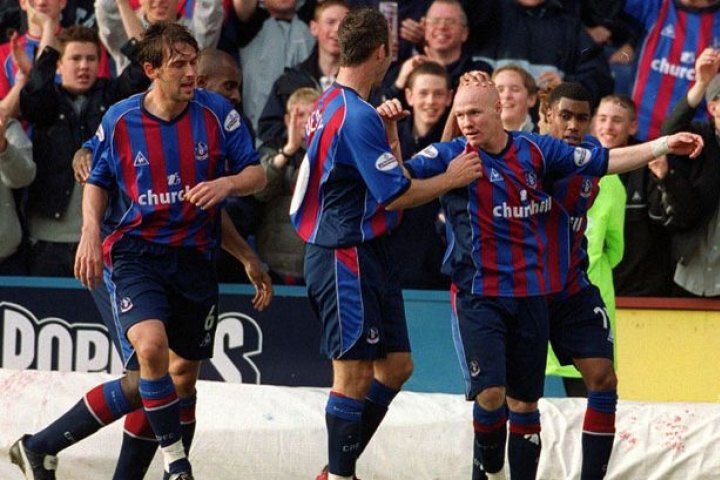 Palace 5 - 0 Brighton - 2002Steve Coppells return to Selhurst Park in charge of our bitter rivals. New signing Andy Johnson scores his first hat trick for the club and what better side to score it against? From this day, AJ was my favourite player and has been ever since.