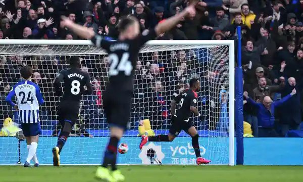 Brighton 0 - Palace 1 - 2020One of the only good things to come out of the year 2020.I’d not experienced limbs quite like that in a long long time.The fact we started off a horrible winless run for Brighton made this win 10x better.