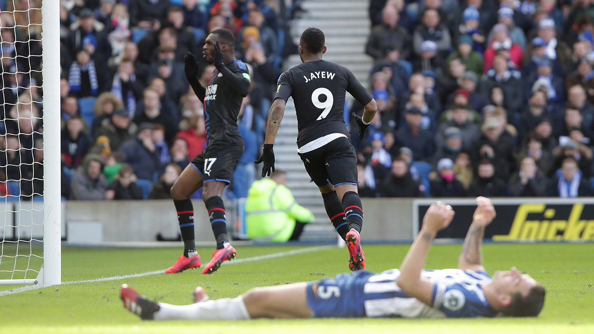 Brighton 0 - Palace 1 - 2020One of the only good things to come out of the year 2020.I’d not experienced limbs quite like that in a long long time.The fact we started off a horrible winless run for Brighton made this win 10x better.