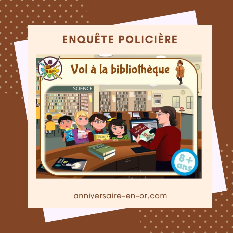 Anniversaire En Or No Twitter Enquete A La Bibliotheque Faites De Votre Maison Un Veritable Espace De Jeu Relevez Les Indices Resolvez Les Enigmes Pour Eliminer Les Suspects Et Trouver Le Coupable