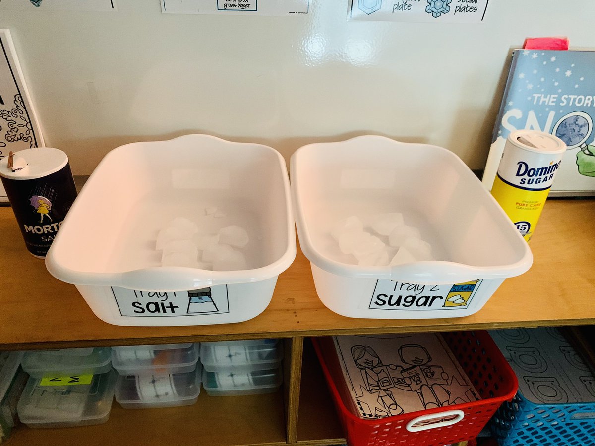 MrsTroll19's tweet photo. What will melt the ice?? Ss predicted which would melt the ice quicker.... it was...🧂❄️🧊 @southoldelem #SESrocks https://t.co/5az1otutJm