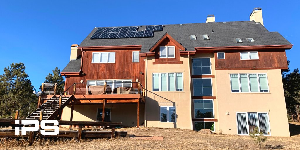 Check out our latest system to pass final inspection up in #Evergreen, #Colorado! 🌲 There are fourteen high-efficiency #SunPower SPR X400 WHT-AC panels on this beautiful home, with plenty of room to expand. Great work, team!

#solarenergy #homesolar #demandbettersolar