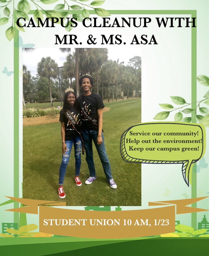 ASA_VSU's tweet photo. 🙌🏽WELCOME TO SPRING SEMESTER!!!🙌🏽 ASA has a lot in store! Our first two events are on Saturday and next Monday! Our Mr. &amp; Ms. ASA put together a community service opportunity on the 23rd, and we have our first ASA BLAZERS audition on the 25th. We want to see you at both!❤️ https://t.co/EyzAyG8I2S