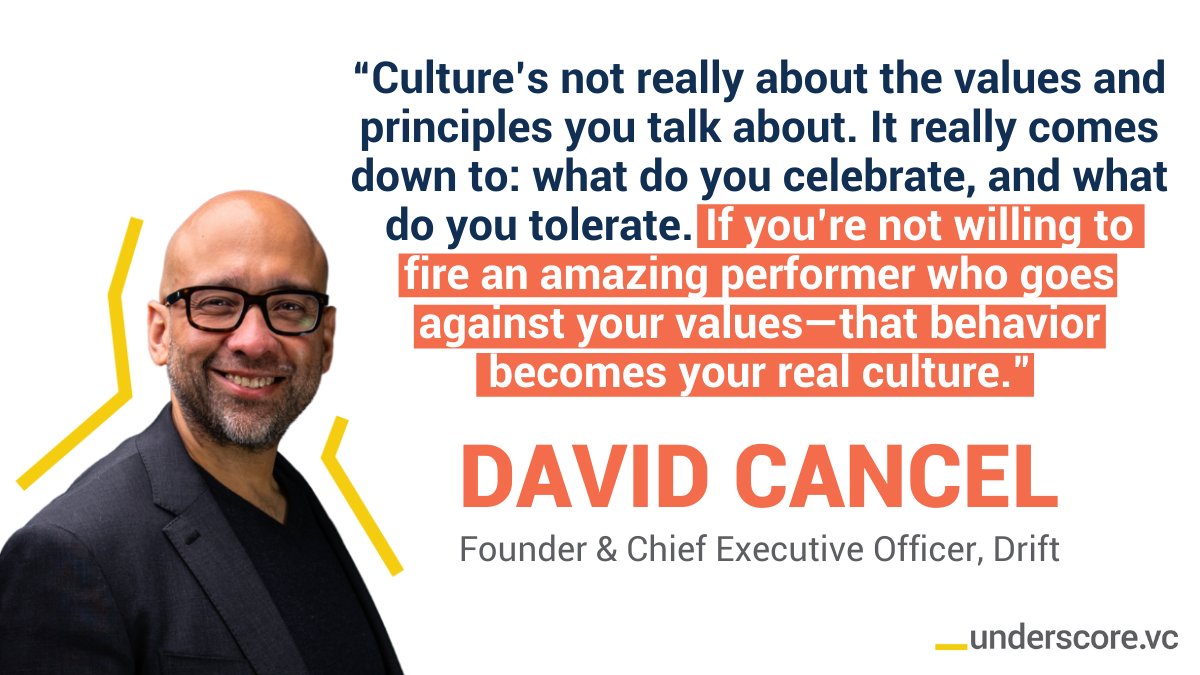 When it comes to culture. Actions = louder than words.