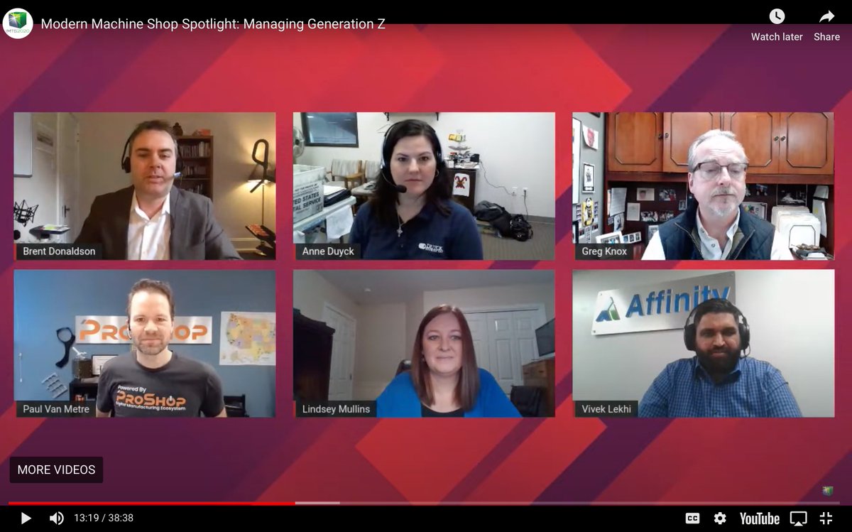 MMS_AM_Brent's tweet photo. I highly encourage anyone who manages Generation Z employees to check out this discussion. A conversation that could have hovered at 30,000 feet ended up including several practical and pragmatic recommendations from a *great* panel of mfg leaders. https://t.co/3CsEeSdp64 https://t.co/Y1yOJojg3H