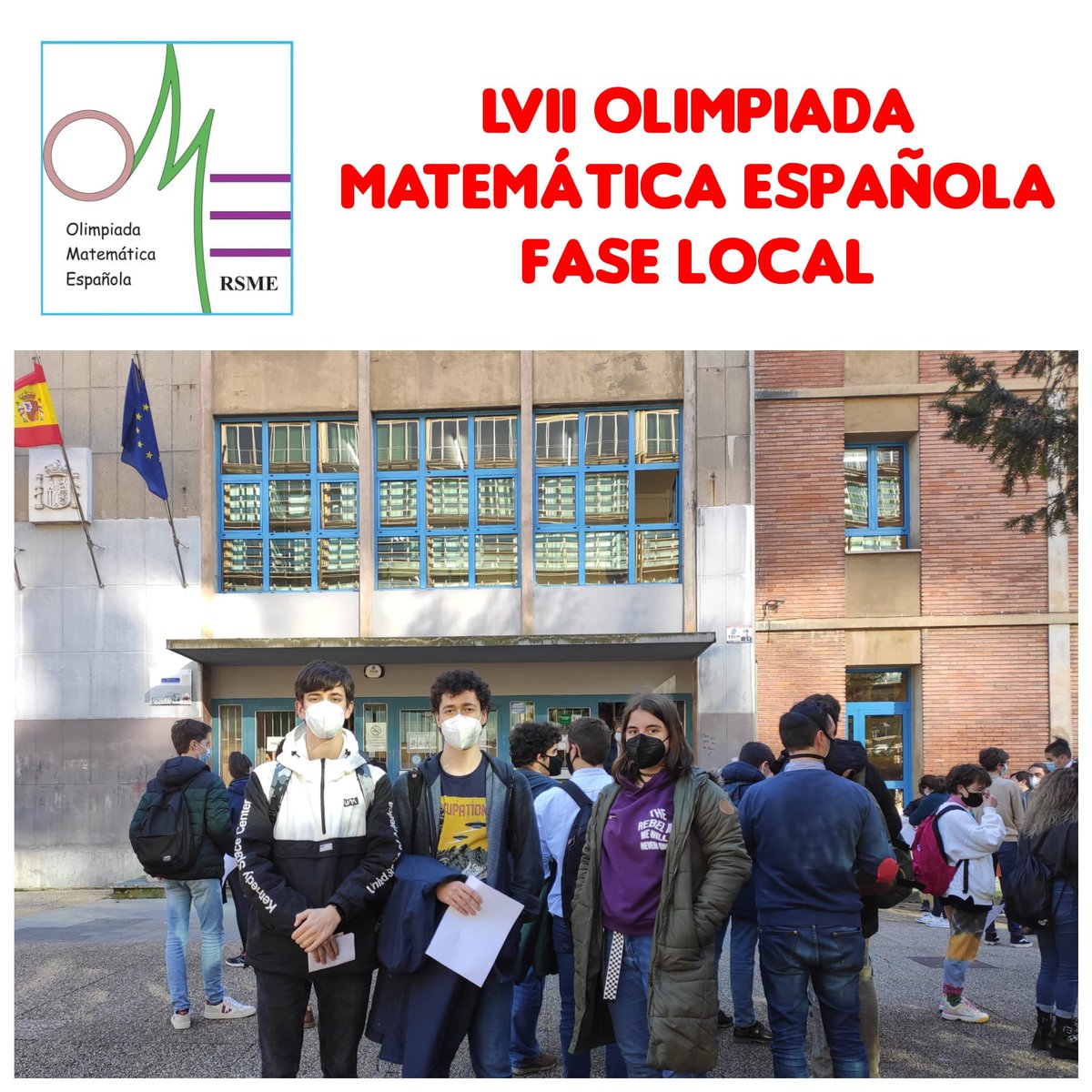 codemagijon's tweet photo. Alumnado de 2º Bachillerato @codemagijon participa esta tarde en Oviedo @uniovi_info en la Fase Autonómica 🔵🟡🔵 de la #OME2021 @OMErsme @RealSocMatEsp Mucha suerte y disfrutad de la experiencia y de las matemáticas 🧮 🍀💪#CodemaMates @carmenglsmate @cmfsantiago @ETCMFSANTIAGO https://t.co/P61OZfQHRl