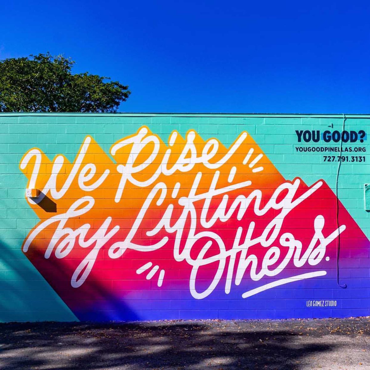 YOU GOOD? This dazzling mural by <a href="/LeoGomezStudio/">Leo Gomez</a> not only makes our city more beautiful, it asks an important question that helps promote available mental health services in Pinellas County. More about YOU GOOD? 👉pinellaswellnessconnection.org/you-good/

📍2924 5th Ave N
📸 <a href="/LeoGomezStudio/">Leo Gomez</a>